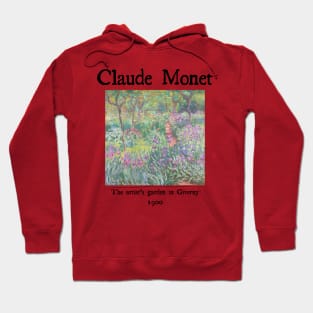 The artist's garden in Giverny Hoodie